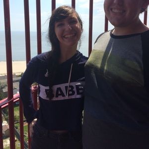 Tops - LA hearts Babe cropped hoodie Tops - LA hearts Babe cropped hoodie